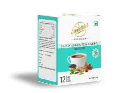 DETOX KHAWA GREEN TEA 36 G { 12 PAC. }